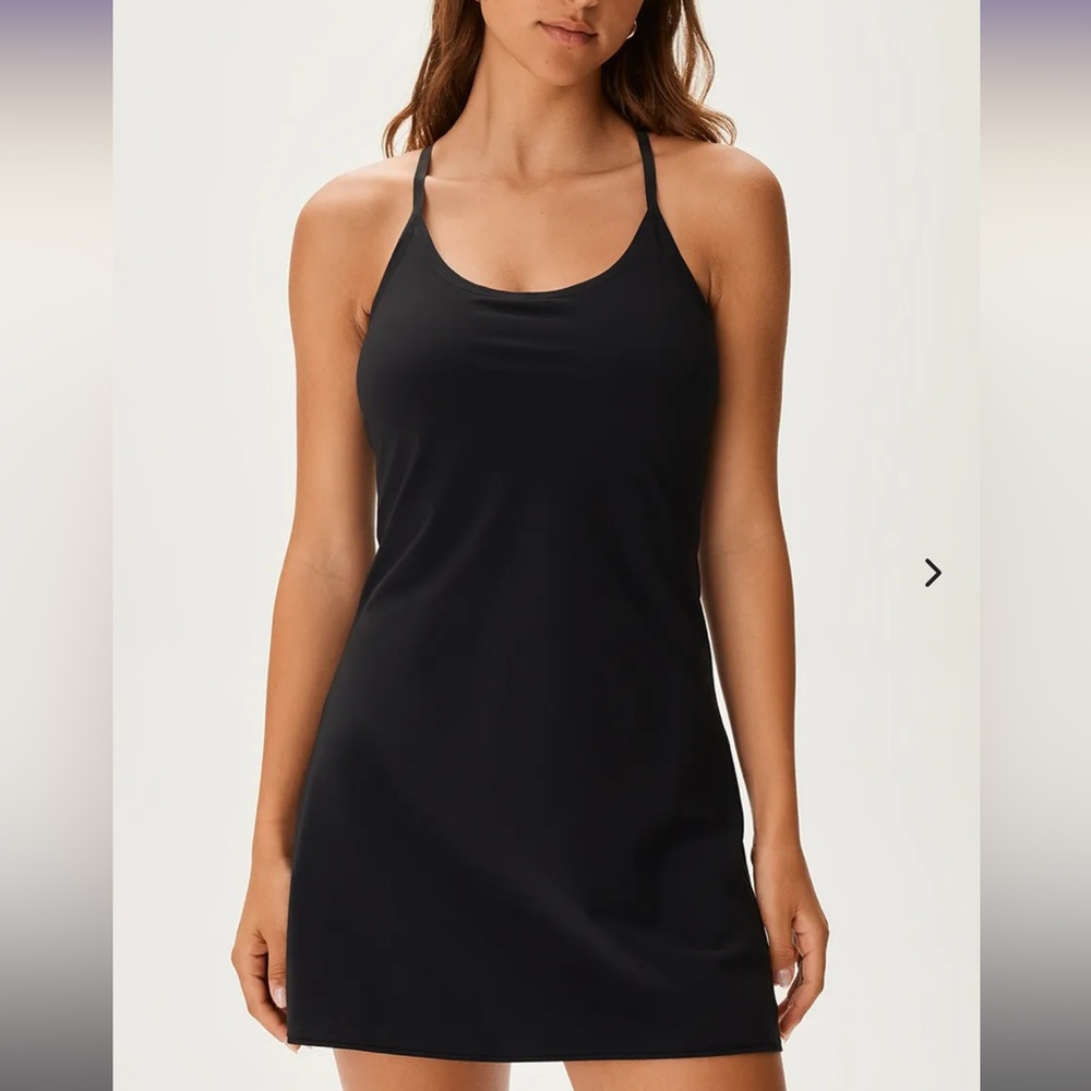 Black Outdoor Voices Exercise Dress